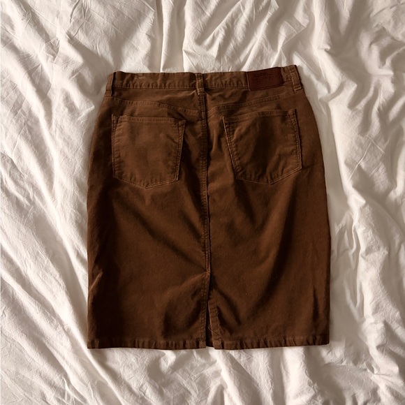 Ralph Lauren Rich Brown Pencil Skirt - Picture 4 of 7